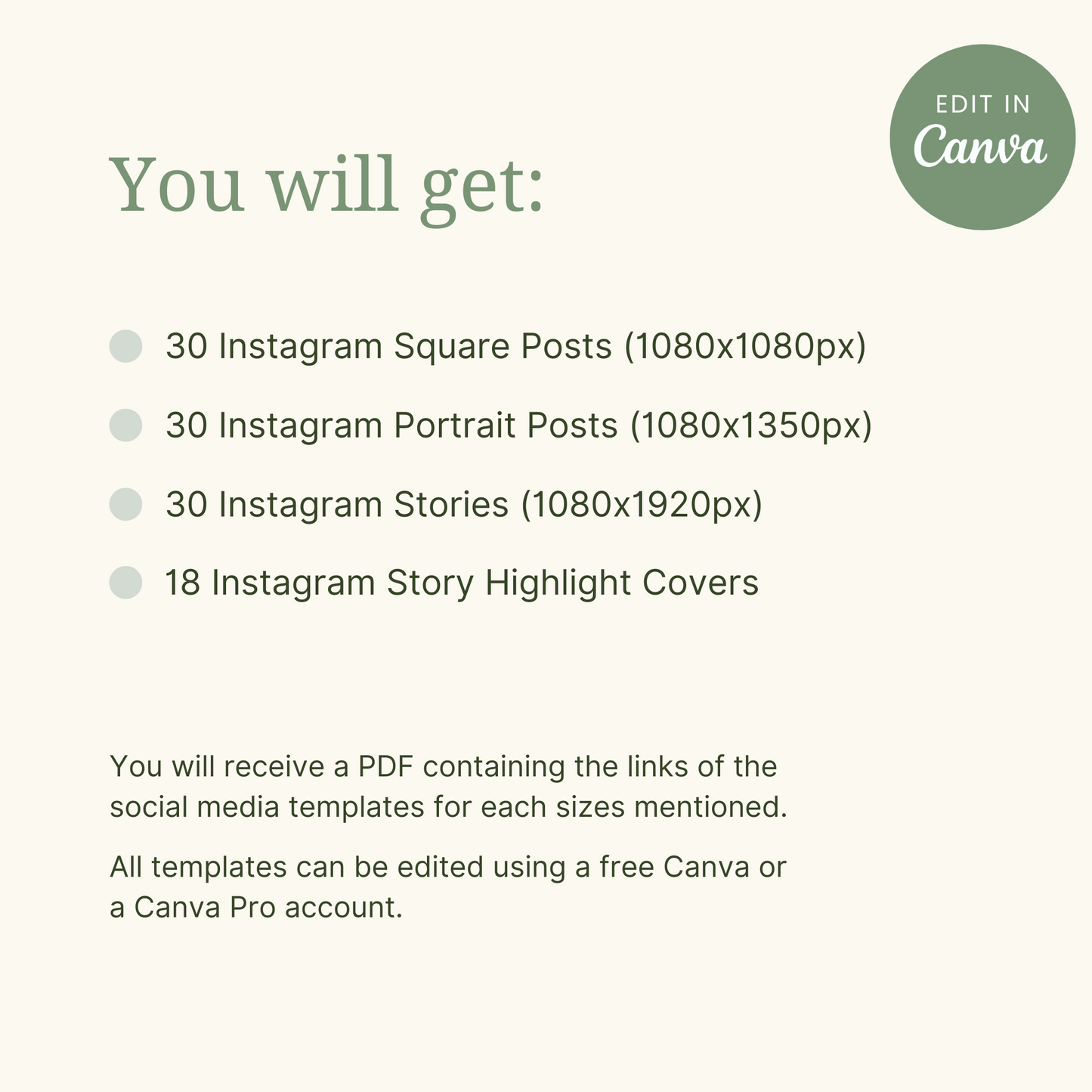 Natura Social Media Templates