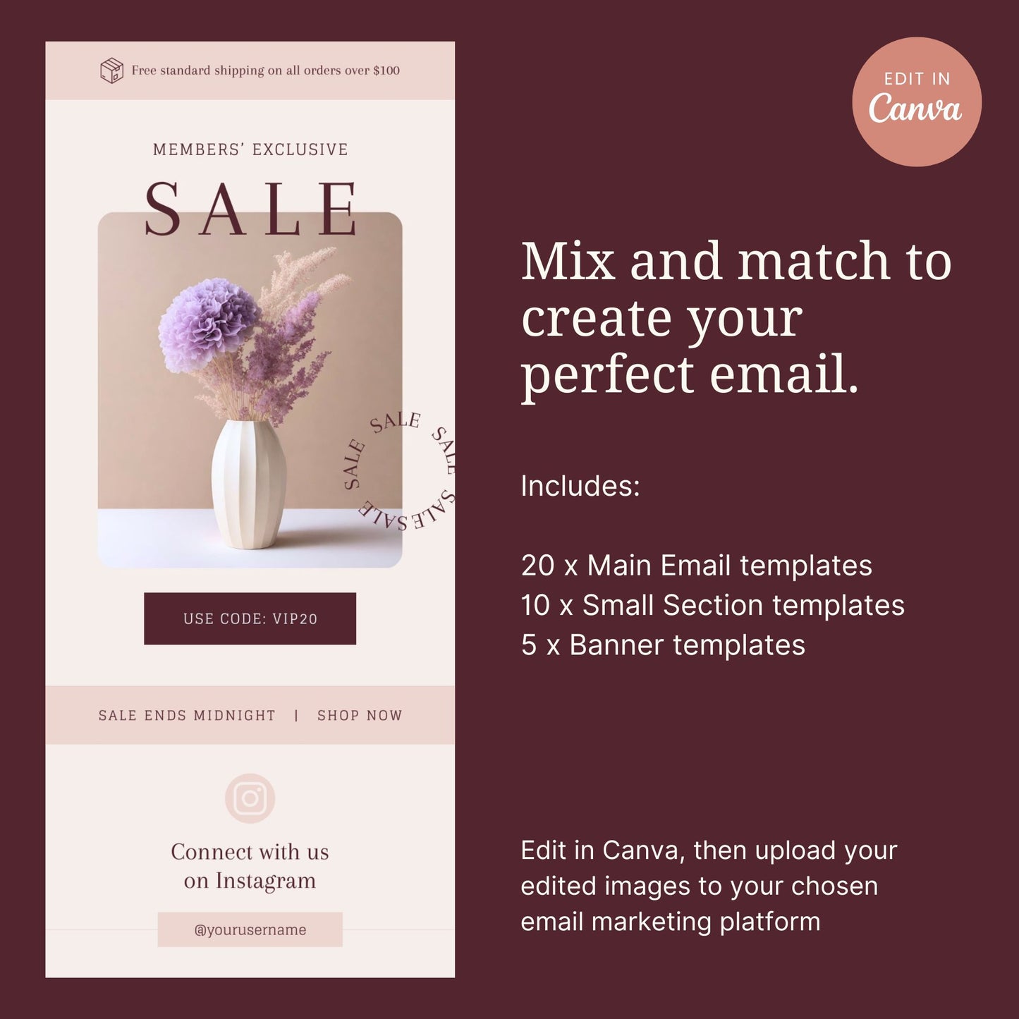 Rosa Email Graphics Template