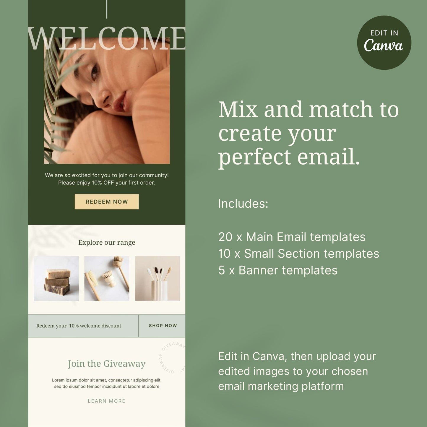 Natura Email Graphics Template
