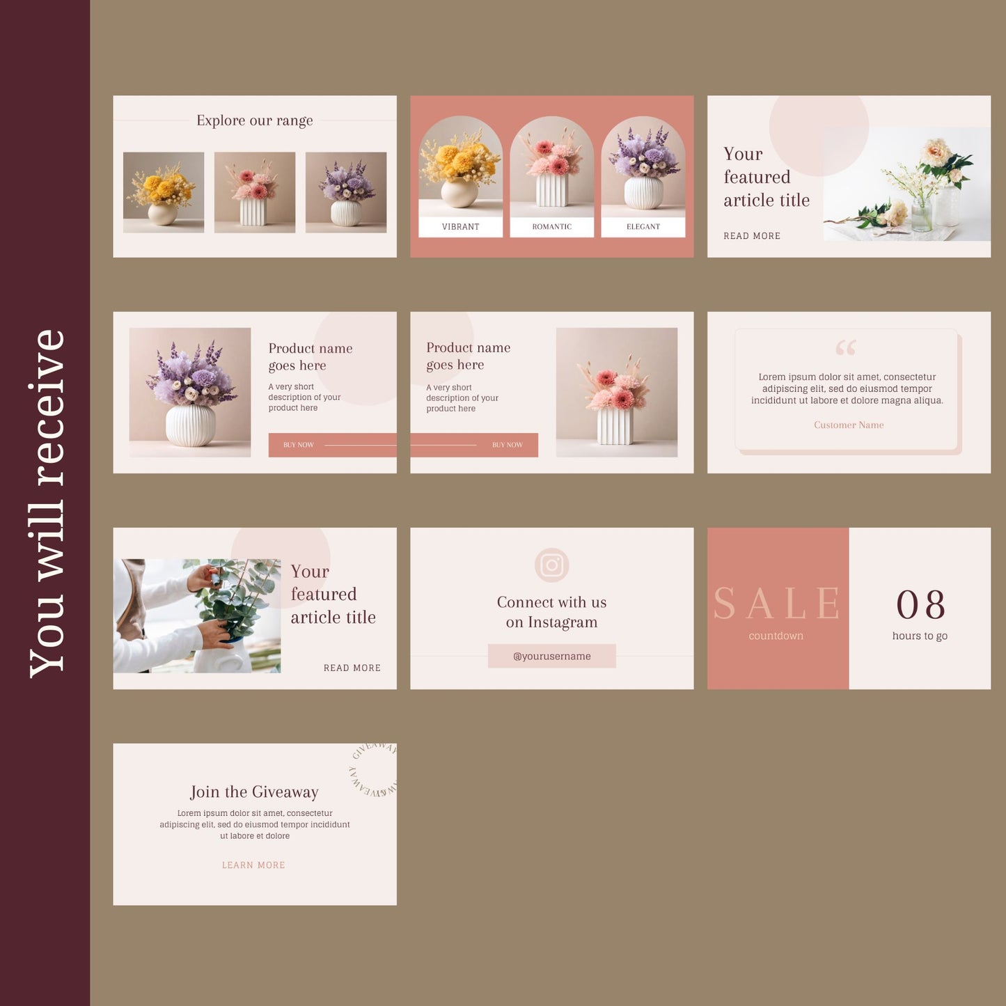 Rosa Email Graphics Template