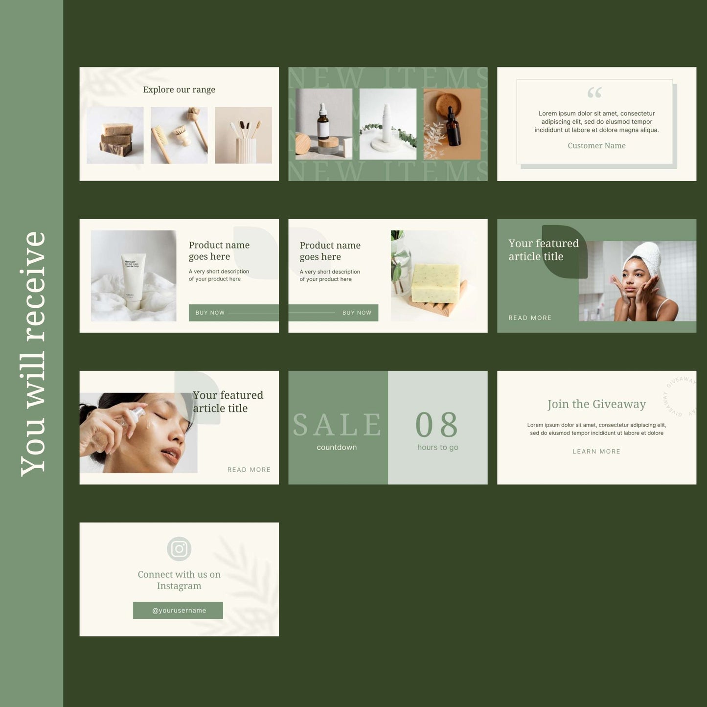 Natura Email Graphics Template