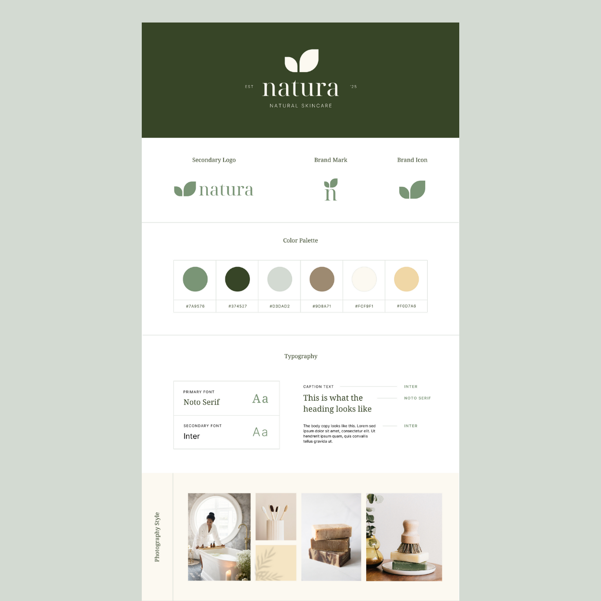 Natura Brand Template - Essentials Kit