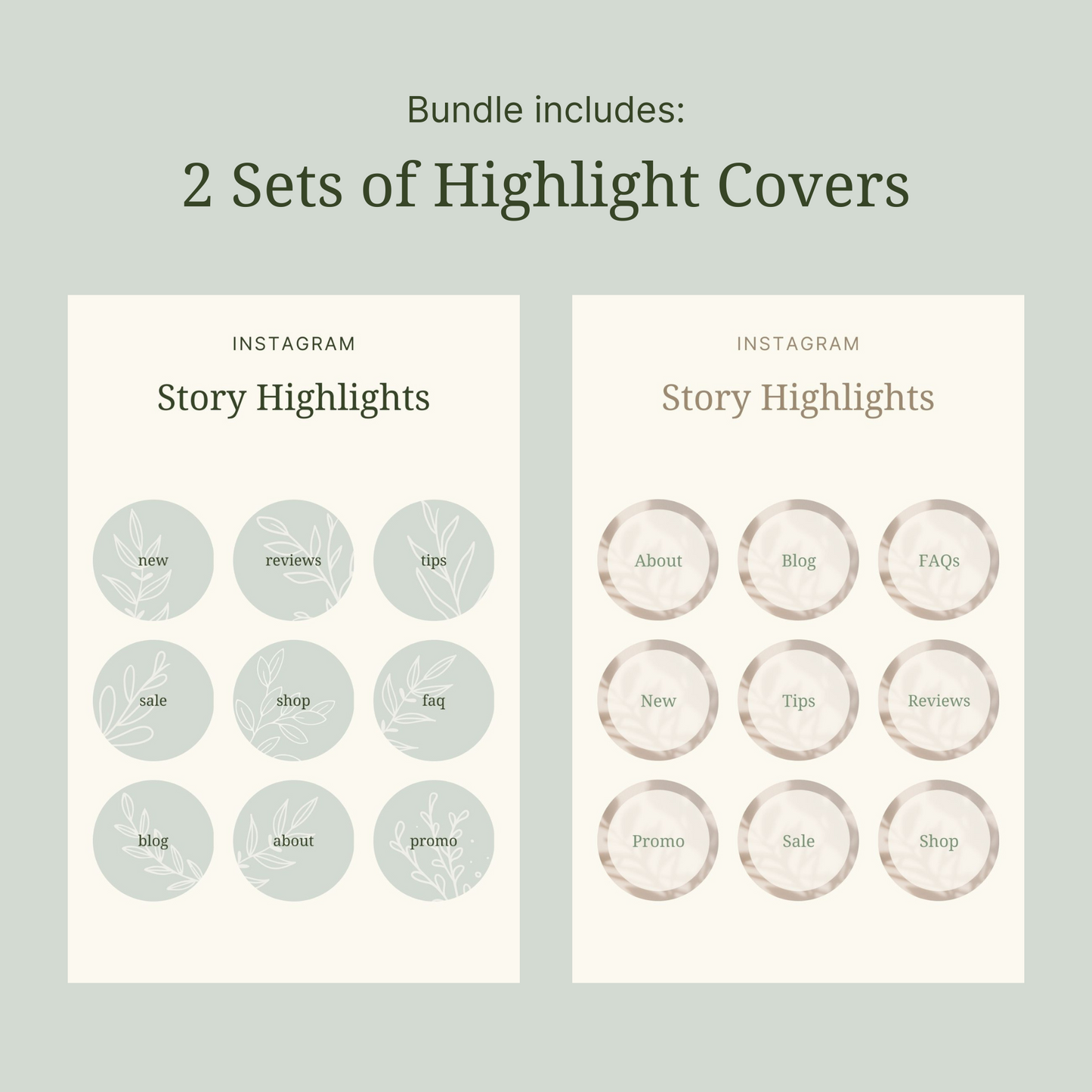 Natura Social Media Templates