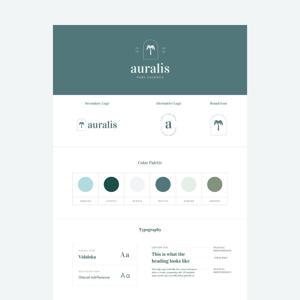 Auralis Brand Template - Essentials Kit