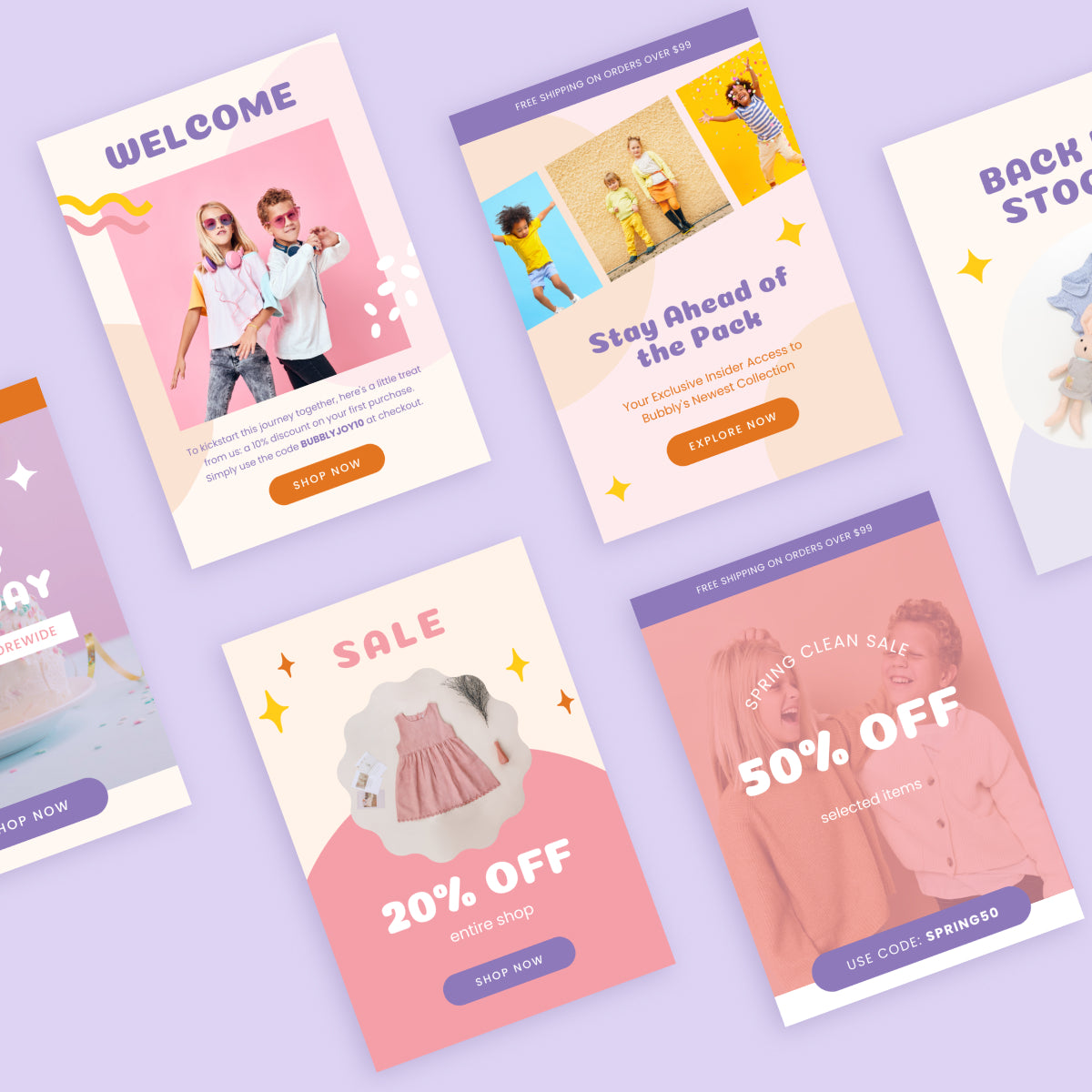 Bubbly Email Graphics Template