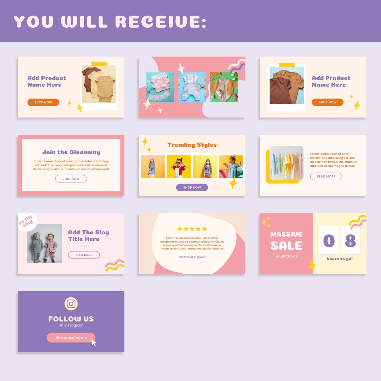Bubbly Email Graphics Template