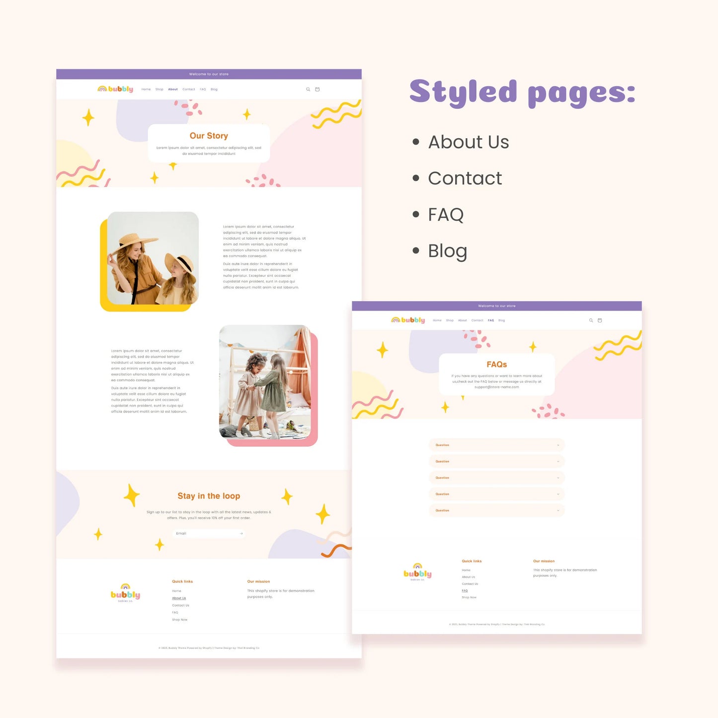 Bubbly Shopify Theme