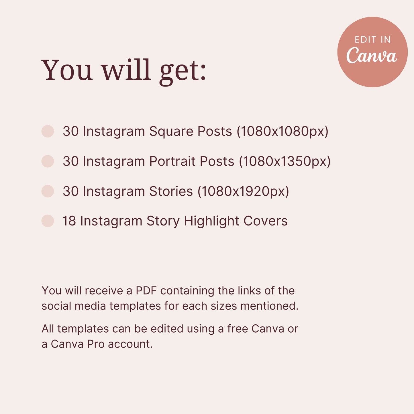 Rosa Social Media Templates