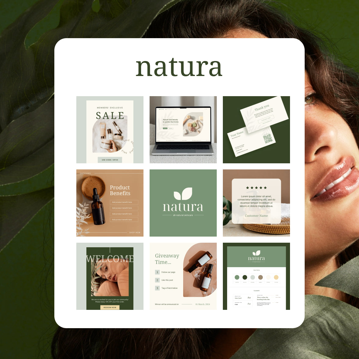 Natura Complete eComm Branding Kit