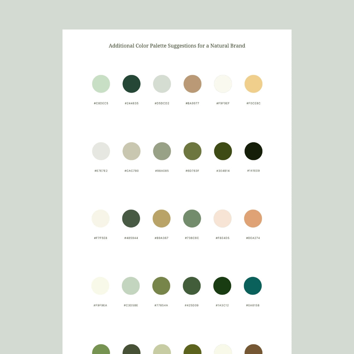 Natura Brand Template - Essentials Kit