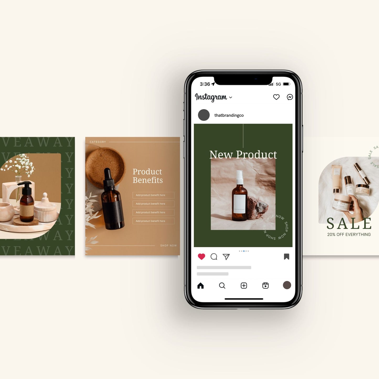 Natura Social Media Templates