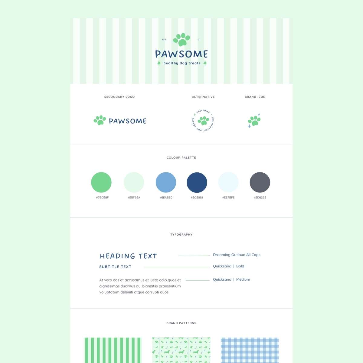Pawsome Brand Template - Essentials Kits