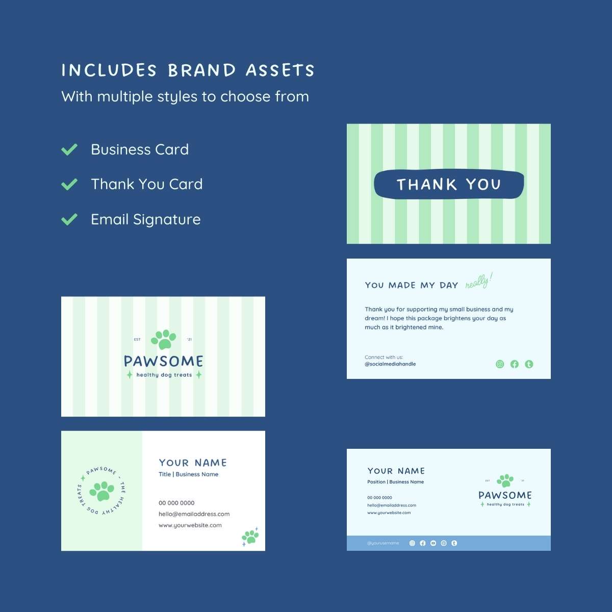 Pawsome Brand Template - Essentials Kits