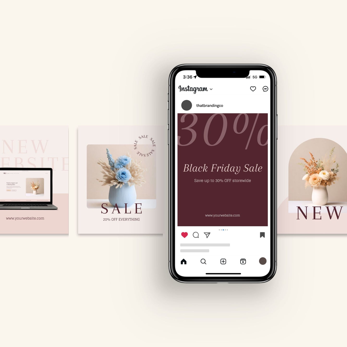 Rosa Social Media Templates