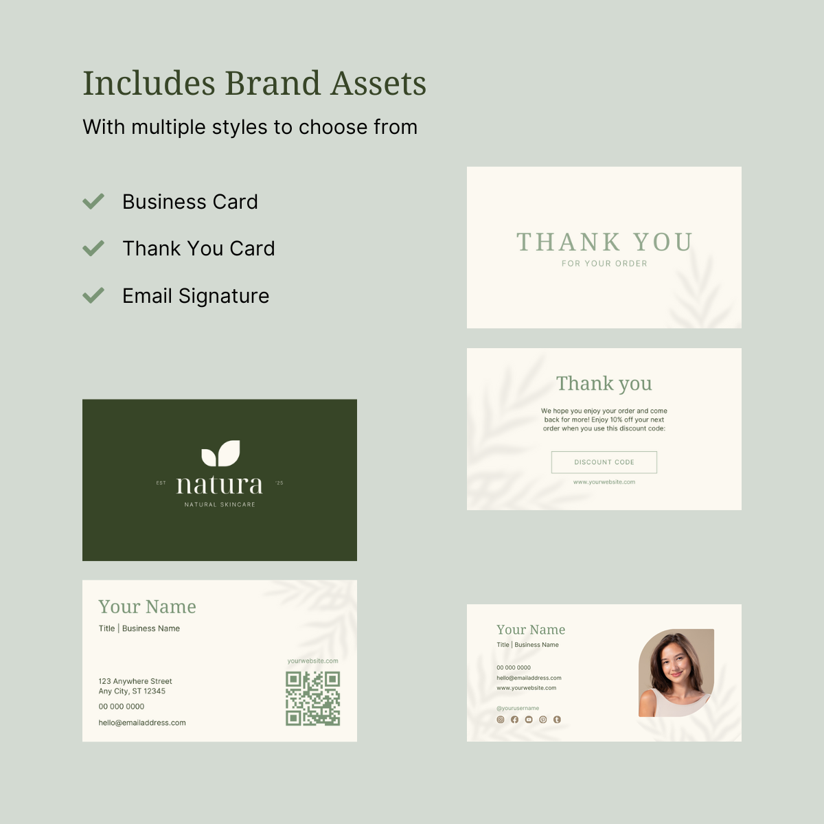 Natura Brand Template - Essentials Kit